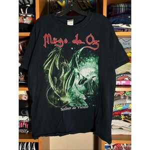 SOLD Vintage 90s Mago De Oz Double Sided Metal Band Tee